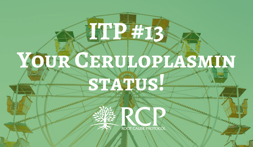 Iron Toxicity Post #13: STOP using iron-enriched, iron supplements and ignoring your ceruloplasmin status!