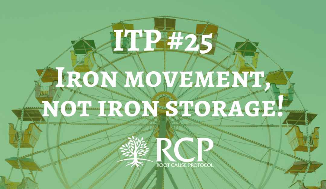 Iron Toxicity Post #25: Iron movement, not iron storage!