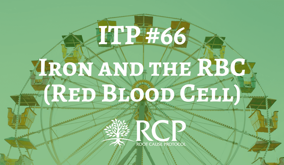 Iron Toxicity Post #66: ‘Iron and the RBC (Red Blood Cell): Is this where the assault begin?