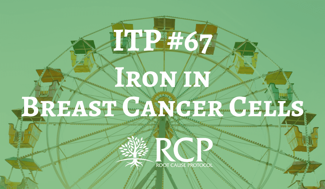 Iron Toxicity Post #67: There is 5 TIMES MORE IRON in breast cancer cells than normal cells