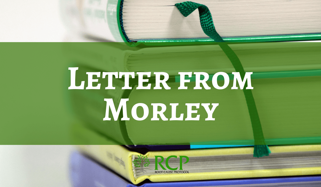 A letter from Morley